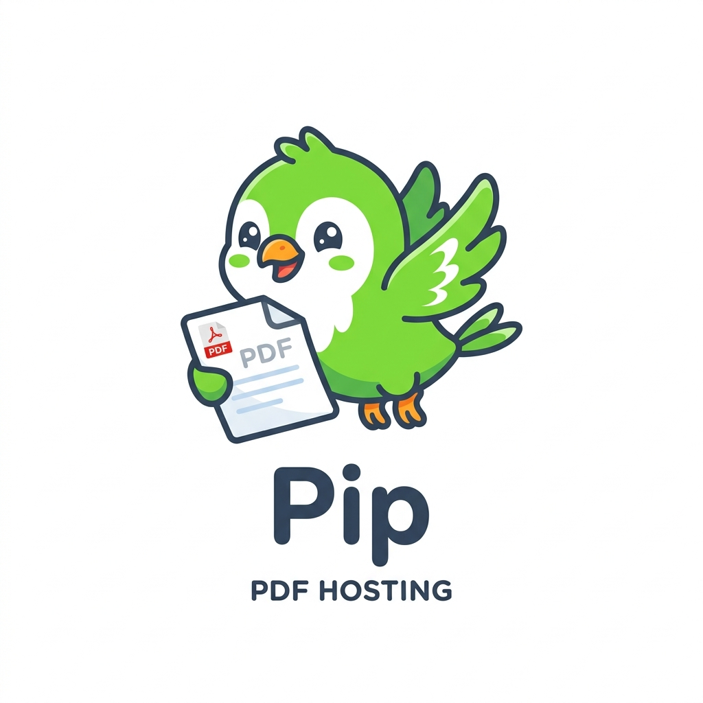 Pip, the PDFHost mascot